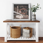Chicago Bears Printed Illusion Frame White