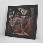 Chicago Bulls Printed Illusion Frame Black