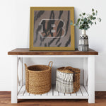 Cincinnati Bengals Printed Illusion Frame Yellow