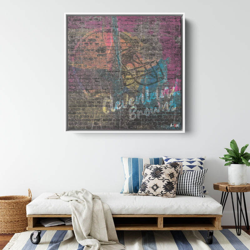 Cleveland Browns Wood Frame