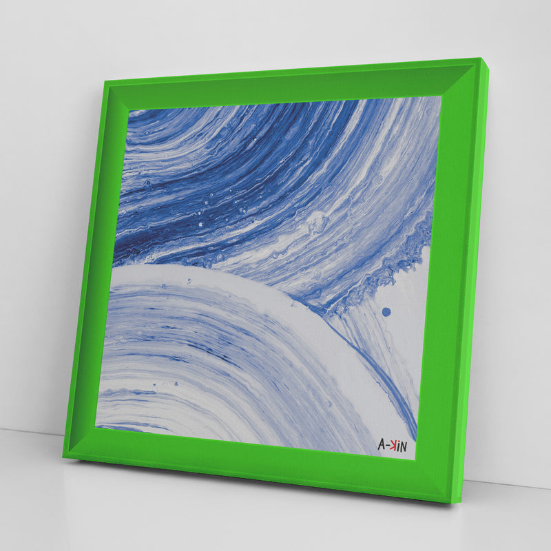 Cold Lines Printed Illusion Frame Green