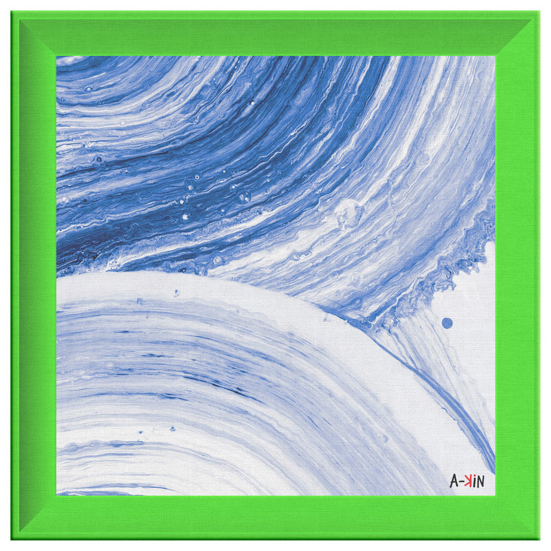 Cold Lines Printed Illusion Frame Green