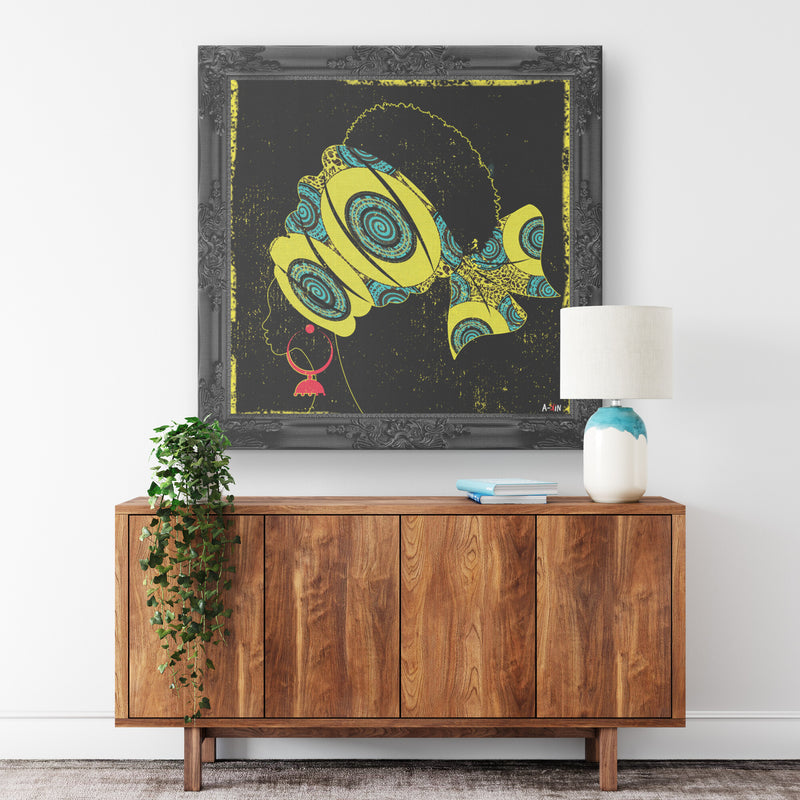 Color And Memories Eight Printed Illusion Frame Black