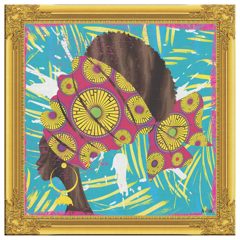 Color And Memories Seven Printed Illusion Frame Gold