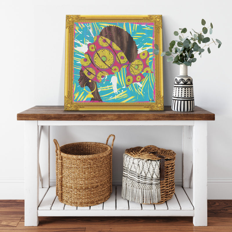 Color And Memories Seven Printed Illusion Frame Gold