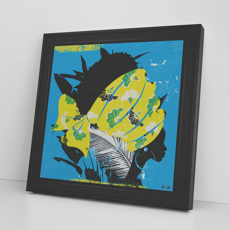 Color And Memories Six Printed Illusion Frame Black
