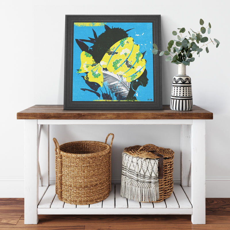 Color And Memories Six Printed Illusion Frame Black