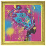 Color And Memories Two Printed Illusion Frame Gold