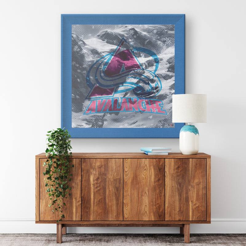 Colorado Avalanche Printed Illusion Frame Blue