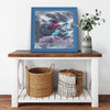 Colorado Avalanche Printed Illusion Frame Blue