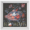 Columbus Blue Jackets Printed Illusion Frame White