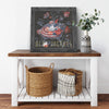 Columbus Blue Jackets Printed Illusion Frame Black