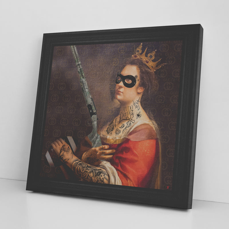 Criminal Printed Illusion Frame Black