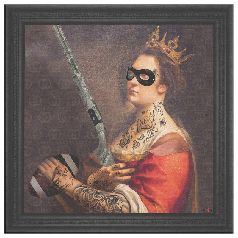 Criminal Printed Illusion Frame Black