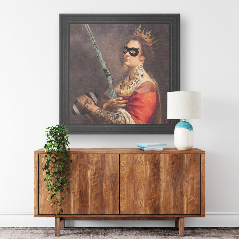 Criminal Printed Illusion Frame Black