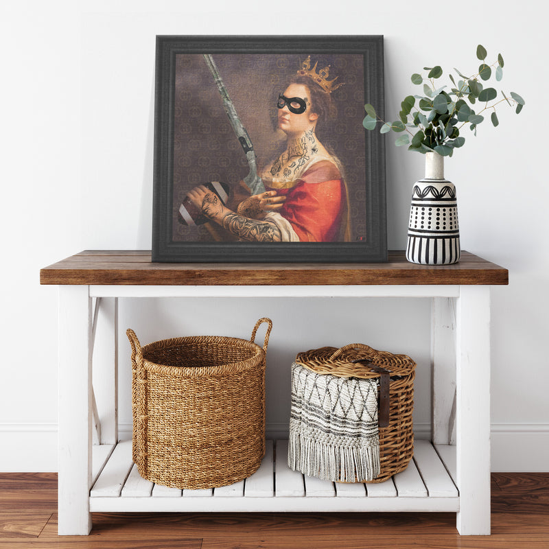 Criminal Printed Illusion Frame Black