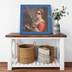 Criminal Printed Illusion Frame Blue