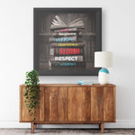 Culture Vision Printed Illusion Frame Black
