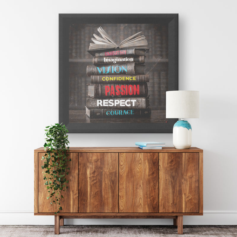 Culture Vision Printed Illusion Frame Black
