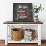Culture Vision Printed Illusion Frame Black