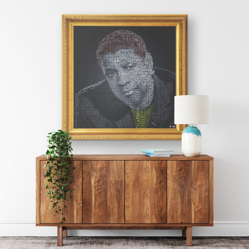 D Washington Color Printed Illusion Frame Gold