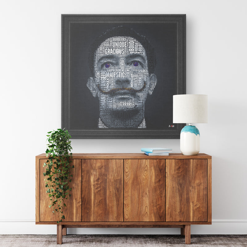 Dali Printed Illusion Frame Black