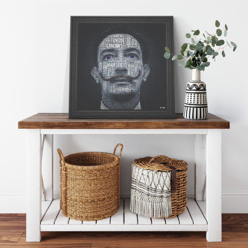 Dali Printed Illusion Frame Black