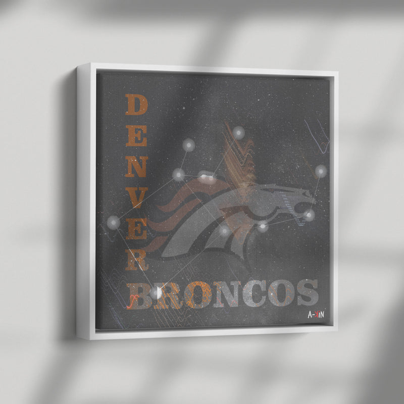 Denver Broncos Wood Frame