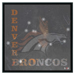 Denver Broncos Wood Frame