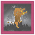 Detroit Lions Printed Illusion Frame Pink