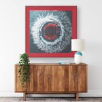 Detroit Pistons Printed Illusion Frame Red