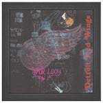Detroit Red Wings Printed Illusion Frame Black