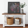 Detroit Red Wings Printed Illusion Frame Black