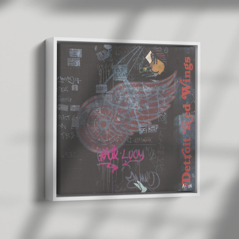 Detroit Red Wings Wood Frame