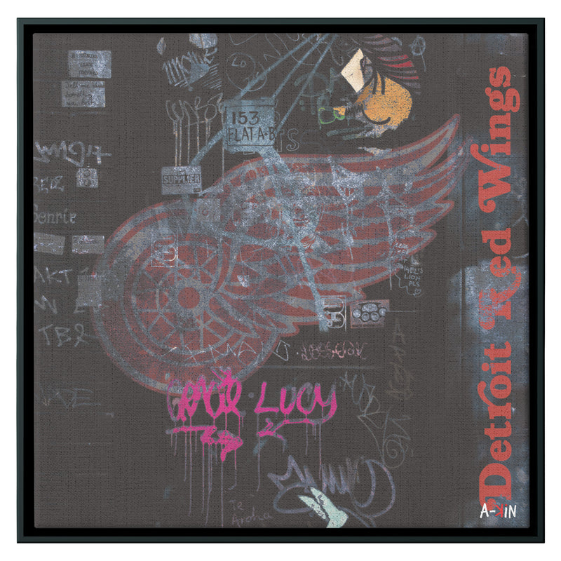 Detroit Red Wings Wood Frame