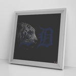 Detroit Tigers Printed Illusion Frame White