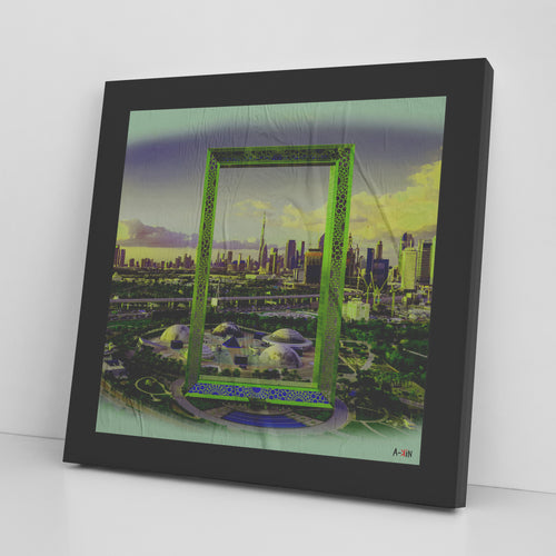 Dubai Frame Printed Illusion Frame Black