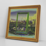 Dubai Frame Printed Illusion Frame Gold