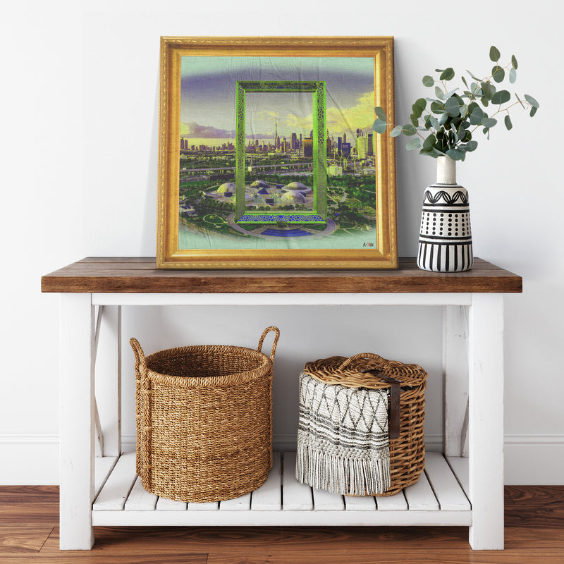 Dubai Frame Printed Illusion Frame Gold
