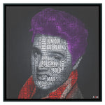 E Presley Wood Frame