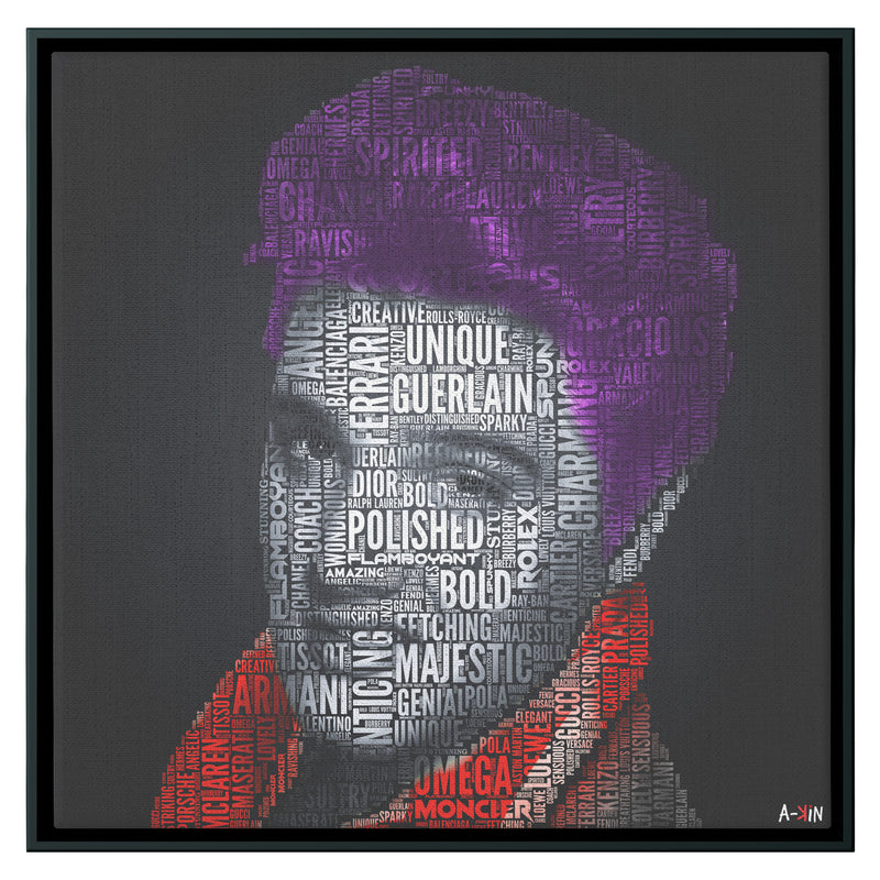 E Presley Wood Frame