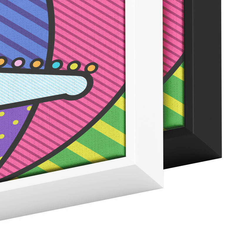 Eletric Guitar Pop Wood Frame