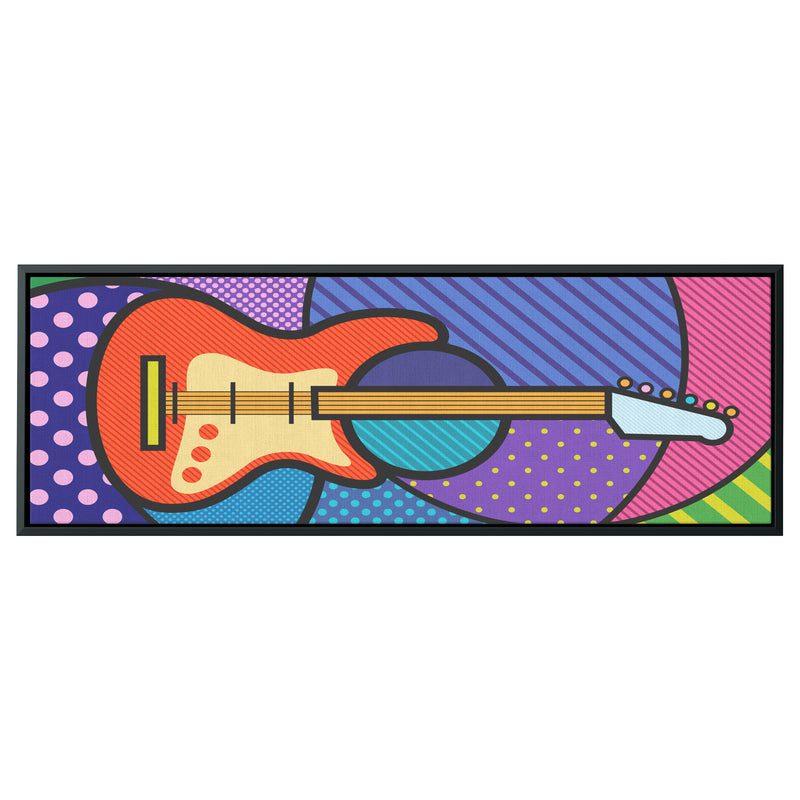 Eletric Guitar Pop Wood Frame