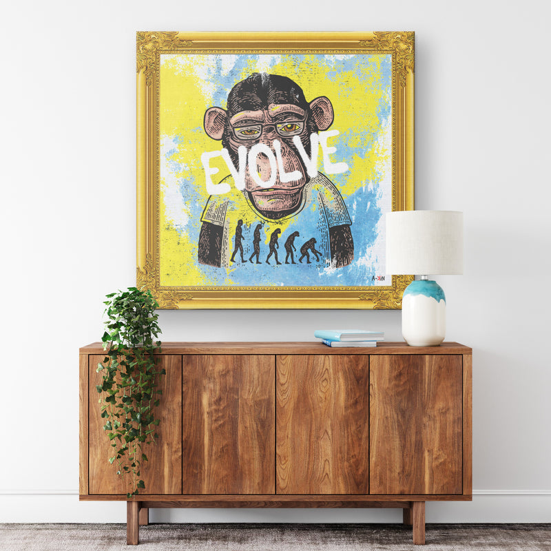 Evolved Printed Illusion Frame Gold