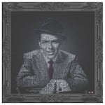F Sinatra Color Printed Illusion Frame Black