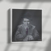 F Sinatra Color Wood Frame