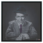 F Sinatra Color Wood Frame