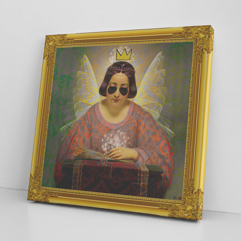 Fairy Godmother Printed Illusion Frame Gold