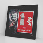 Fire Joker Printed Illusion Frame Black
