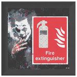 Fire Joker Printed Illusion Frame Black